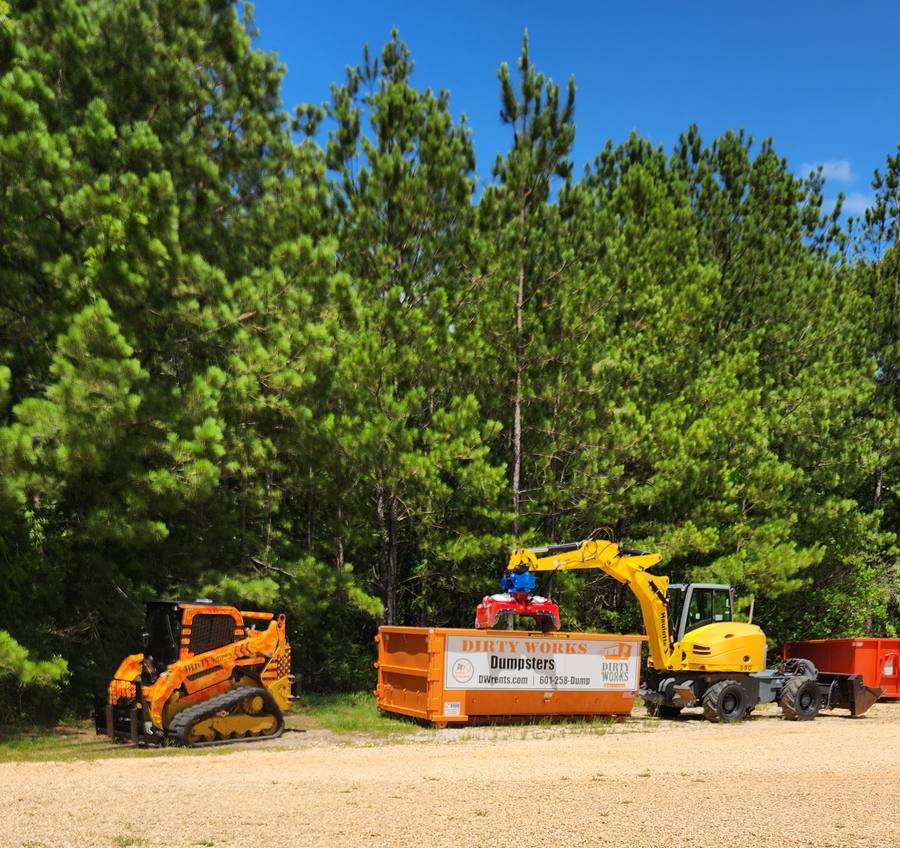 Disaster damage on site