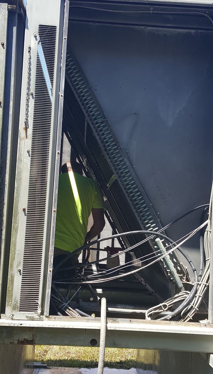 Condenser unit install